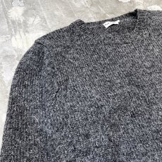 画像3: 【PAUL SMITH】GRAY COLOR WOOL KNIT SWEATER / Mens S(L) (3)