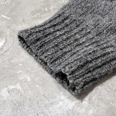 画像7: 【PAUL SMITH】GRAY COLOR WOOL KNIT SWEATER / Mens S(L) (7)