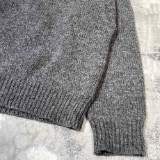 画像6: 【PAUL SMITH】GRAY COLOR WOOL KNIT SWEATER / Mens S(L) (6)