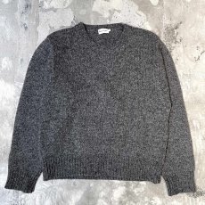 画像1: 【PAUL SMITH】GRAY COLOR WOOL KNIT SWEATER / Mens S(L) (1)