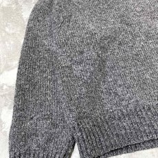 画像5: 【PAUL SMITH】GRAY COLOR WOOL KNIT SWEATER / Mens S(L) (5)