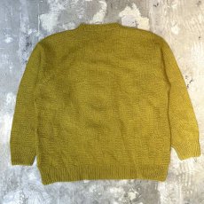 画像2: 3D PATTERN COLOR KNIT CARDIGAN / Mens L (2)