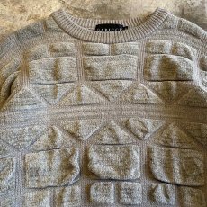 画像4: DESIGN ART EMBOSS KNIT SWEATER / Ladies L(M) (4)