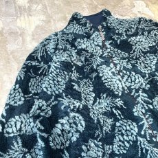 画像3: ALL OVER PATTERN HI-NECK ZIP UP JACKET / Mens L (3)