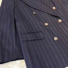 画像5: 【BURBERRY】STRIPE PATTERN DOUBLE BREASTED TAILORED JACKET / Mens L (5)