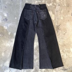 画像2: 【Wiz&Witch】"UNITED" TWINS WIDE DENIM PANTS / W31 (2)