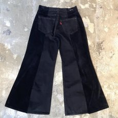 画像2: 【Wiz&Witch】"UNITED" TWO FACE VELOUR DENIM PANTS / OS (2)