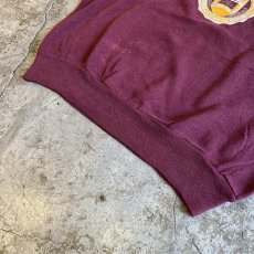 画像4: 【CHAMPION】OLD FRONT PRINTED DESIGN COLLEGE COLOR L/S SWEAT / Ladies XL / MADE IN USA (4)