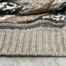 画像8: 【TIMBERLAND】NATIVE PATTERN WOOL HANDKNIT SWEATER / Mens XL (8)