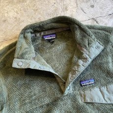 画像7: 【PATAGONIA】KHAKI COLOR FLEECE SNAP T PULLOVER TOPS / Ladies S(M) (7)