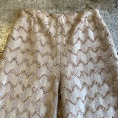 画像4: JAGGED PATTERN SHORT FRINGE DESIGN PANTS / W26~W30 (4)