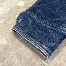 画像7: KNIT SWITCHED MULTI POCKET ZIP UP DENIM JACKET / Mens S (7)