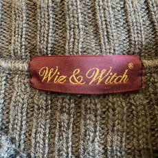 画像13: 【Wiz&Witch】"WEIRD" PATCH MILITARY HOOK UP CARDIGAN / OS (13)