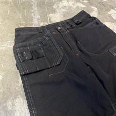 画像3: ORANGE STITCH MULTI POCKET WORK PANTS / W32 (3)