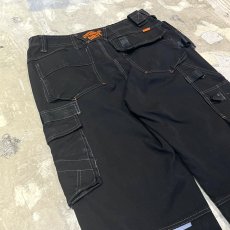 画像9: ORANGE STITCH MULTI POCKET WORK PANTS / W32 (9)