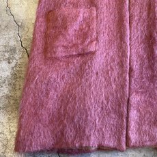 画像5: OLD PINK COLOR DESIGN MOHAIR POINT KNIT COAT / Ladies M / MADE IN SPAIN (5)