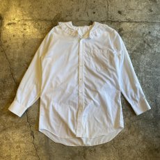 画像1: DESIGN FRILL COLLAR L/S LONG BLOUSE / Ladies L (1)