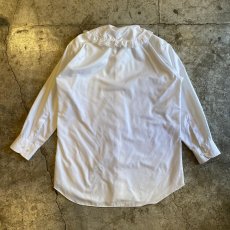 画像2: DESIGN FRILL COLLAR L/S LONG BLOUSE / Ladies L (2)