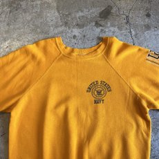 画像9: OLD SLEEVE POINT LOGO DESIGN COLLEGE COLOR L/S SWEAT / Ladies L / MADE IN USA (9)