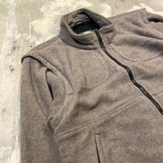 画像4: SLEEVE GIMMICK HUNTING STYLE FLEECE ZIP UP JACKET / Mens M(L) (4)