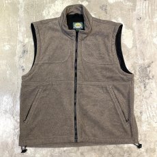 画像3: SLEEVE GIMMICK HUNTING STYLE FLEECE ZIP UP JACKET / Mens M(L) (3)