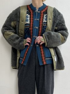 画像11: 【Wiz&Witch】"HOOK UP" OLD BOA MILITARY LINER JACKET / OS (11)