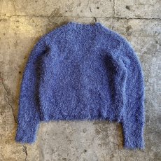 画像2: SHAGGY KNIT DESIGN GLITTER COLOR L/S CARDIGAN / Ladies M (2)