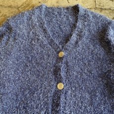 画像4: SHAGGY KNIT DESIGN GLITTER COLOR L/S CARDIGAN / Ladies M (4)