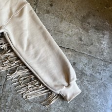 画像6: 【Wiz&Witch】"WANDERER" FRINGE SWEAT / OS / WHITE (6)