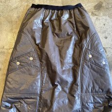 画像4: SIDE SLIT METALLIC QUILTING SKIRT / W22~W30 (4)