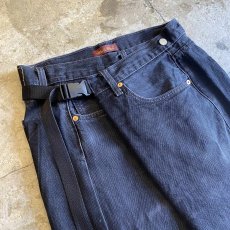 画像3: 【Wiz&Witch】"WEIRD" FUTURE WRAP DENIM PANTS / FREE (3)