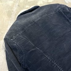 画像9: 【LEVI'S】BLACK CORDUROY MOUTON JACKET / Mens L (9)