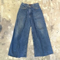 画像1: 【Wiz&Witch】"UNITED" TWINS WIDE DENIM PANTS / W31 (1)