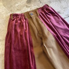 画像3: 【Wiz&Witch】"UNITED" TWO FACE VELOUR SLACKS / OS (3)