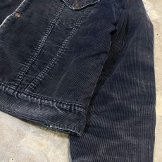 画像6: 【LEVI'S】BLACK CORDUROY MOUTON JACKET / Mens L (6)