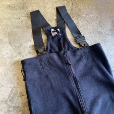 画像3: MILITARY FREECE BLACK COLOR OVERALL / Ladies M  (3)