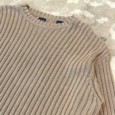 画像4: 【GAP】BEIGE COLOR DAMAGE KNIT SWEATER / Mens XXL (4)