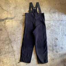 画像1: MILITARY FREECE BLACK COLOR OVERALL / Ladies M  (1)