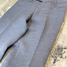 画像4: GRAY COLOR STRAIGHT SILHOUETTE SLACKS / W31 (4)