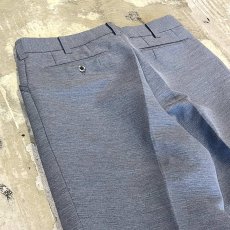 画像9: GRAY COLOR STRAIGHT SILHOUETTE SLACKS / W31 (9)