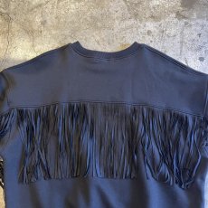 画像7: 【Wiz&Witch】"WANDERER" FRINGE SWEAT / OS / BLACK (7)