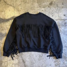 画像1: 【Wiz&Witch】"WANDERER" FRINGE SWEAT / OS / BLACK (1)