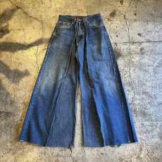 画像1: 【Wiz&Witch】"TWINS" WIDE DENIM PANTS / W29 (1)