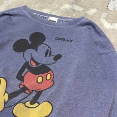 画像4: 90's FRONT "MICKEY MOUSE" PRINTED COLOR SWEAT / Mens XL (4)