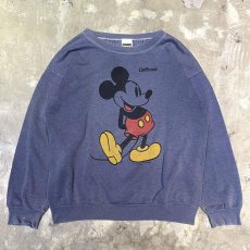 画像1: 90's FRONT "MICKEY MOUSE" PRINTED COLOR SWEAT / Mens XL (1)