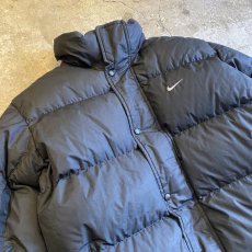 画像3: 【NIKE】SHOULDER LINE BLACK COLOR DOWN JACKET / Ladies M(L) (3)