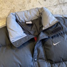 画像9: 【NIKE】SHOULDER LINE BLACK COLOR DOWN JACKET / Ladies M(L) (9)