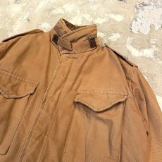 画像4: BROWN DUCK MILITARY MODS COAT / Mens M(L) / MADE IN USA (4)