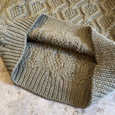 画像8: POINT PATTERN DESIGN PURE WOOL ALAN KNIT SWEATER / Ladies L (8)