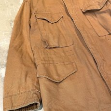 画像5: BROWN DUCK MILITARY MODS COAT / Mens M(L) / MADE IN USA (5)